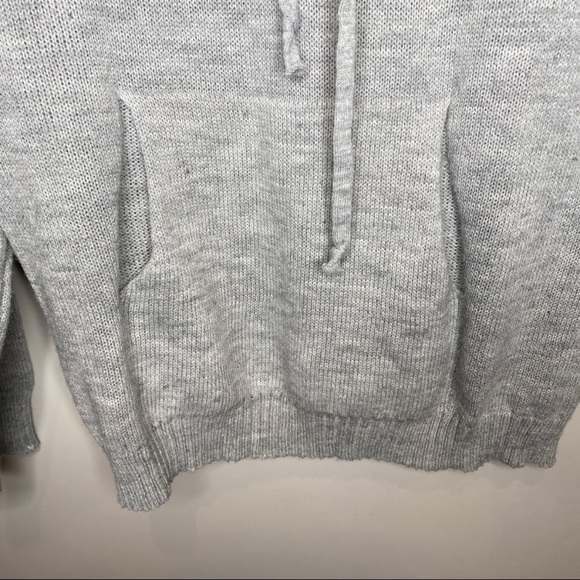 ⭐️2/$35⭐️ Grey Mock Neck Lightweight Knit Sweater - Picture 7 of 8